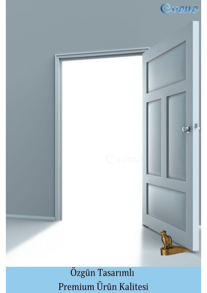 Kapı Stoperi Altın Eskitme Renk Dekoratif Kapı Tutucu Durdurucu 2 Adet Model 2