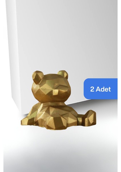 Kapı Stoperi Altın Renk Dekoratif Kapı Tutucu Durdurucu 2 Adet Model 7