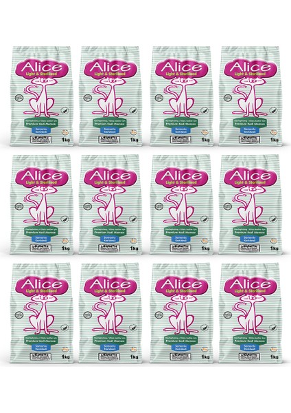 Light & Sterilised Somonlu Karidesli - Kısırlaştırılmış/kilolu Kediler Için 12X1 kg (12 Adet 1 Kg)