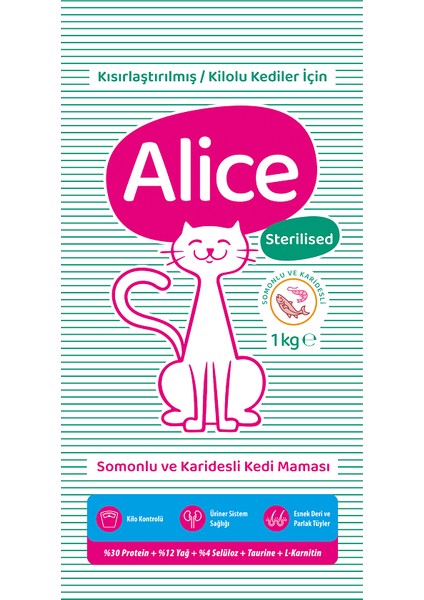 Light & Sterilised Somonlu Karidesli - Kısırlaştırılmış / Kilolu Kediler Için 2x1 kg indirimleri