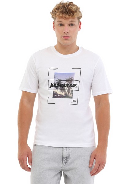 JCOSYSTEMATIC TEE SS Beyaz Erkek Kısa Kol T-Shirt