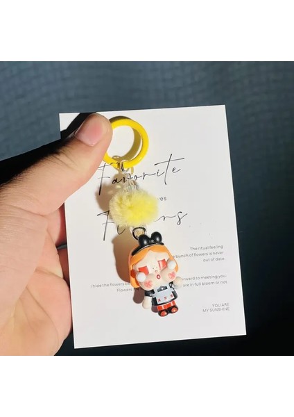 Yeni Kawaii Crybaby Keychain Serisi El Taşınır Toys Sevimli Çocuk Bebek Ev Dekasyonu Kız Arkadaş Günü Si Yeni Renk: F (Yurt Dışından)