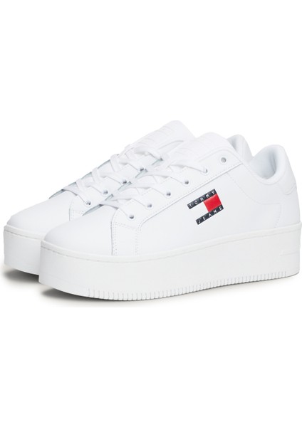 TJW FLATFORM ESS Beyaz Kadın High Sneaker fiyatları