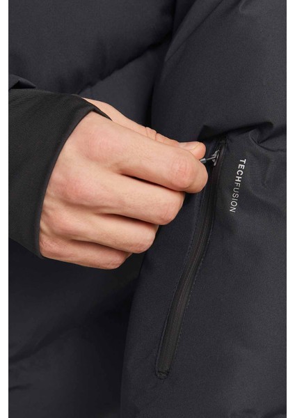 JCOSLAY HEAT QUILTED PUFF Siyah Erkek Mont indirimleri