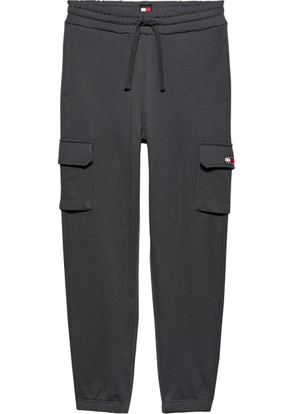 % 100 Pamuk Regular Fit Yüksek Bel Lastikli Paça Jogger Pantolon Erkek Pantolon DM0DM19807 Pub