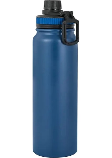 304 Paslanmaz Çelik Termos Şişesi Taşınabilir Çift Duvar Seyahat Kupa Vakum Şişesi Yalıtımlı Tumbler Su Şişesi 600/800/1000ML Kapasite: 800ML/RENK: Mavi (Yurt Dışından)