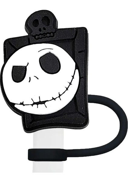 Kabus Noel Silikon Saman Kapak Kapağı 10MM Içecek Saman Tapası Yeniden Kullanılabilir Sıçrama Kanıtı Içme Fit Kupa Saman Kapağı Cazibesi Renk: 3 (Yurt Dışından)