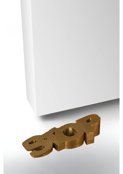 Kapı Stoperi Altın Renk Dekoratif Kapı Tutucu Durdurucu Model 4