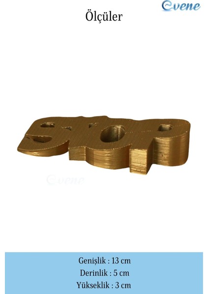 Kapı Stoperi Altın Renk Dekoratif Kapı Tutucu Durdurucu Model 4