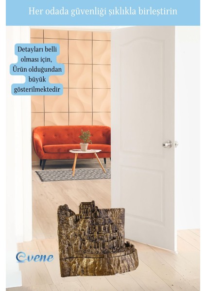 Kapı Stoperi Altın Eskitme Renk Dekoratif Kapı Tutucu Durdurucu Model 8