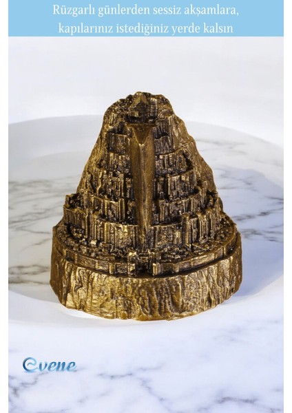 Kapı Stoperi Altın Eskitme Renk Dekoratif Kapı Tutucu Durdurucu Model 8