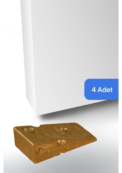 Kapı Stoperi Altın Renk Dekoratif Kapı Tutucu Durdurucu 4 Adet Model 6