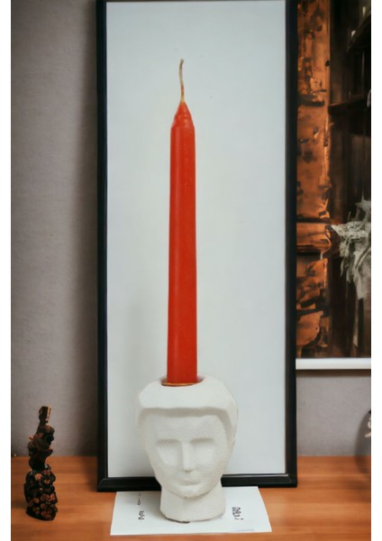 Şamdan Mumluk Dekoratif Mumluk Beyaz Renk Tealight Mumluk Model 10