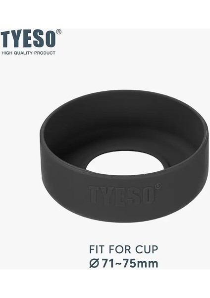 Tyeso 600ML Tumbler Paslanmaz Çelik Kahve Termos Kupası Araç Yalıtımlı Şişe Sızdıran Termos Çift Duvar Kişisi Vakum Şişesi Kapasite: 600ML/RENK: TS71-COASTER-BLACK (Yurt Dışından)