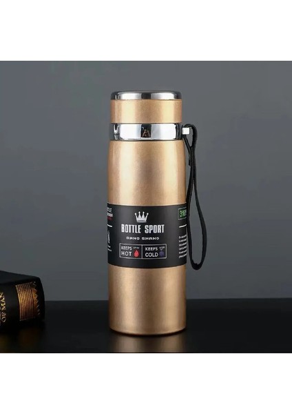 Iş 316 Paslanmaz Çelik Kupa Asılı Halat Açık Dış Mekan Taşınabilir Spor Şişesi Büyük Kapasite Tutucu Termos Termos Cupcapacity: 800ML/RENK: Xiangbiangse (Yurt Dışından)