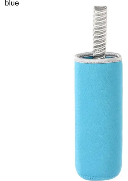 500ML Taşınabilir Neopren Vakum Kupa Kılıf Su Şişesi Kapak Izolatör Kol Torbası Cam Şişe Kılıf Kılıfı Spor Aksesuarları Renk: Mavi (Yurt Dışından)