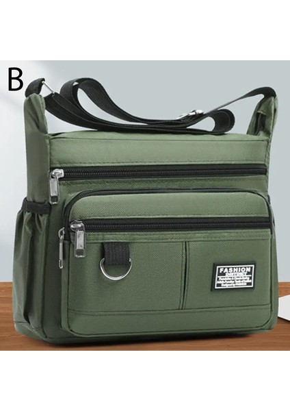 Erkekler Oxford Kumaş Omuz Çantası Sırt Çantası Su Geçirmez Giyim Dalı Moda Iş Gündelik Crossbody Çanta Çoklu Pokolorlu: B (Yurt Dışından)