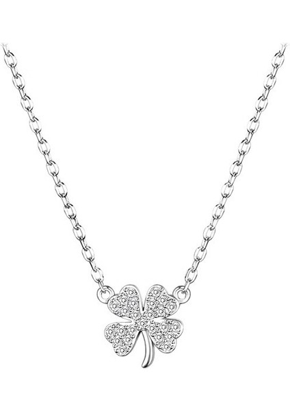 Kadınlar Için Şanslı Dört Yapraklı Yonca Kolyesi (Yurt Dışından)