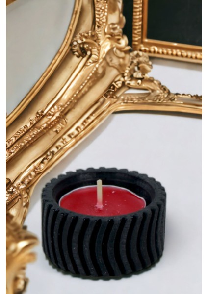 Şamdan Mumluk Dekoratif Mumluk Beyaz Renk Tealight Mumluk Model 26 fırsatları