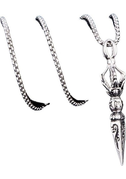 Kolye Kişilik Retro Tarzı Alaşım Kolye Hip Hop Vajra Kolye (Yurt Dışından)