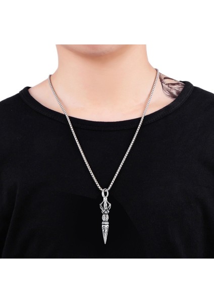 Kolye Kişilik Retro Tarzı Alaşım Kolye Hip Hop Vajra Kolye (Yurt Dışından) modelleri