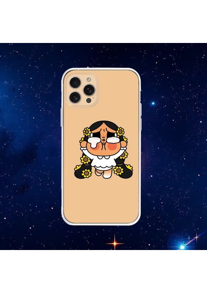 Iphone Için Sevimli C-Crybaby Dol Dol Telefon Kılıfı 16,15,14,13,12,11 Plus, Pro, Maks, Xr, Xs, X, 7,8 Plus, Se, Mini Şeffaf Kabuk Renk: Z2/malzeme: Iphonexsmax (Yurt Dışından)
