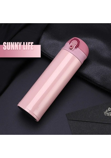 Aiwill 400ML Paslanmaz Çelik Termo Şişe Araç Termal Kupa Spor Su Şişeleri Soğuk ve Sıcak Vakum Şenlikleri Yalıtımlı Kupa Cupsacity: 401-500ML/RENK: Tip C7 (Yurt Dışından)