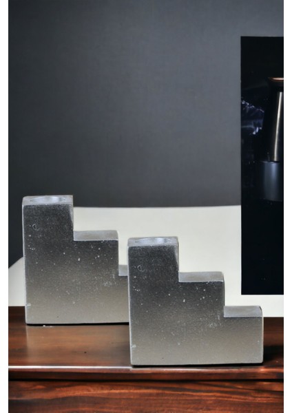 Şamdan Mumluk Dekoratif Mumluk Tealight Mumluk Model 18 Ikili Mumluk fırsatları