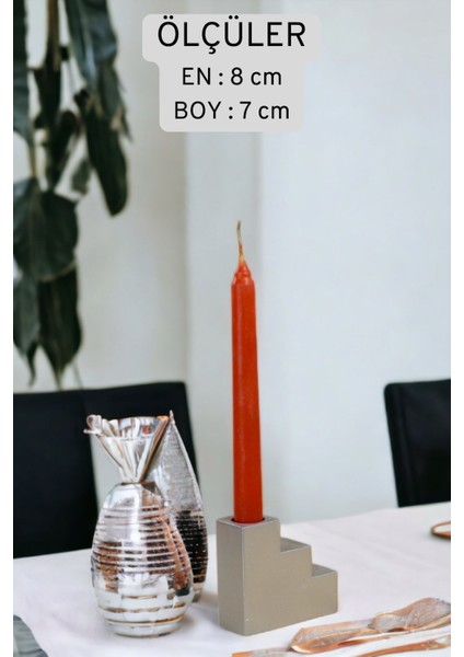 Şamdan Mumluk Dekoratif Mumluk Tealight Mumluk Model 18 Ikili Mumluk indirimleri