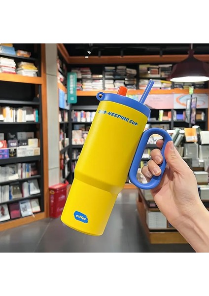 720ML Termos Kahve Kupası 316 Kalıp Çift Duvarlı Paslanmaz Çelik Yalıtım Kupası Soğuk Araç Seyahat Mugkapakite: 720ML/RENK: C (Yurt Dışından)