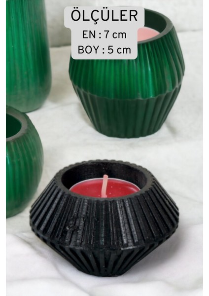 Şamdan Mumluk Dekoratif Mumluk Tealight Mumluk Model 37 Ikili Mumluk indirimleri