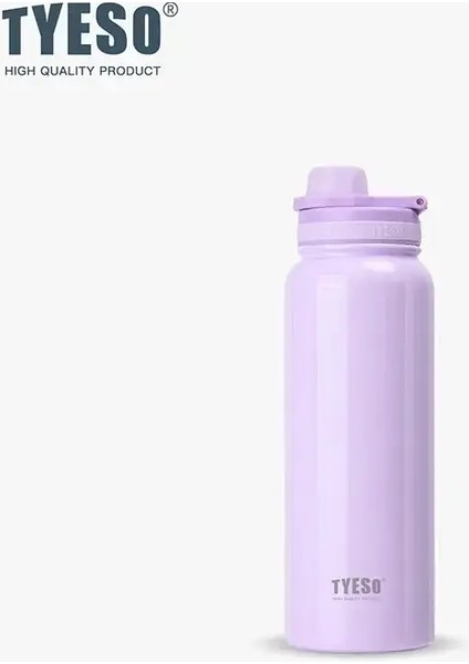 Tyeso Termal Su Şişesi Soğuk ve Isı Termal Kupa Paslanmaz Çelik Araç Termal Kupa Spor Vakum Şişesi Termos Şişe Kapasitesi: 1200ML/RENK: Mor (Yurt Dışından)
