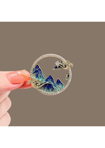 Yeni Inci Broş Kıdemli Pin Tüy Yağ Damlası Kakma Elmas Korsaj Karikatür Taklidi Broş Aksesuarları Dıy Sınıf Mücevher (Yurt Dışından)