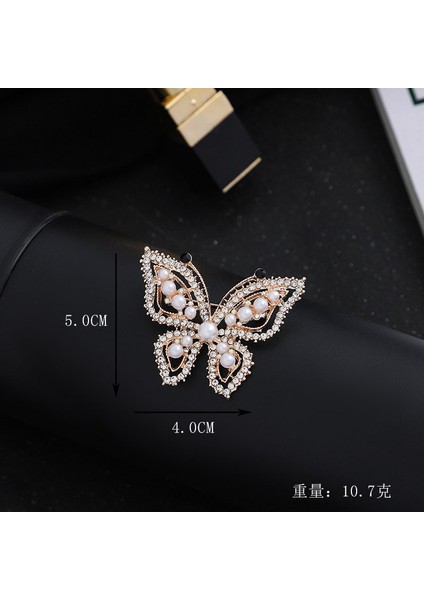 Yeni Moda Broş Zarif Işık Lüks Kişilik Dekoratif Broş Retro Moda Broş Sınıf Mücevher (Yurt Dışından)