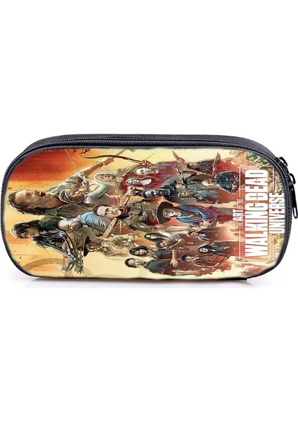 3pcs The Walking Dead Çocuklar Sırt Çantası Öğrencileri Okul Çantası Pencil Kılıf Omuz Çantaları Ortopedik Sırt Çantası Erkek Kız Okul Çantaları Renk: Kalem Kurtarı 005 (Yurt Dışından)