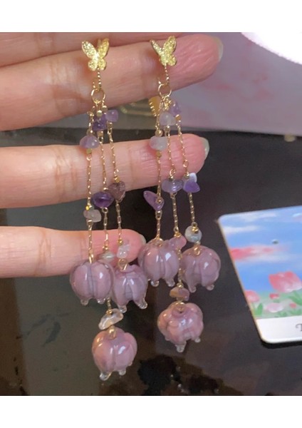 Yeni Fransız Retro Inci Geometrik Küpe Atılı Moda Mizaç Küpe Niş Işık Lüks Broş Takı (Yurt Dışından)