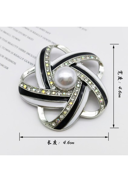 Hafif Lüks Inci Elmas Taklidi Bel Düğmesi Alaşımlı Malzeme ile Etek Köşe Düğüm Düğmesi Zarif Çok Yönlü Stil (Yurt Dışından)