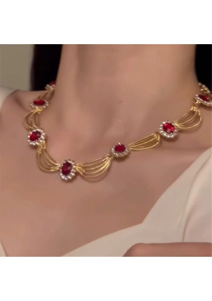 Yeni Bilezik Broş Küpe Gümüş Iğne Yağ Damlası Çiçekler Geometrik Küpe Fransız Retro Moda Mizaç Takı Broş Bilezik (Yurt Dışından)