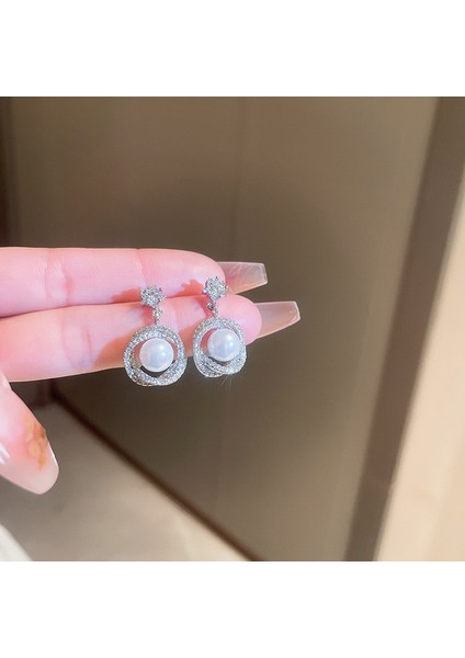 Broş Kıdemli Işık Duygusu Lüks Kadın Korsaj Kristal Inci Yüksek Dereceli Pimler Çift Kullanımlı Mücevher Sınıfı Aksesuarlar (Yurt Dışından)