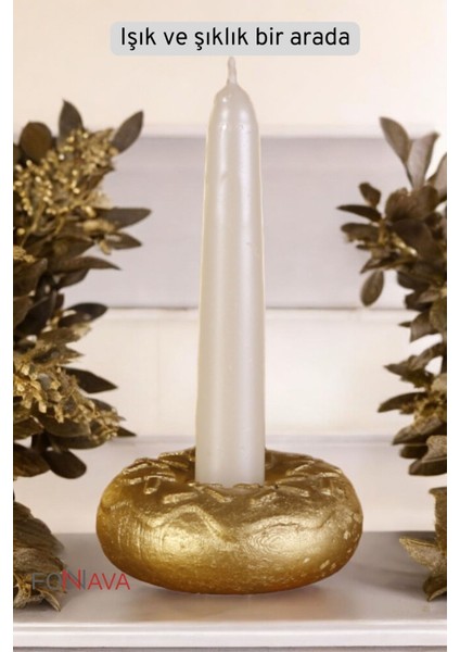Şamdan Mumluk Dekoratif Mumluk Tealight Mumluk Model 33