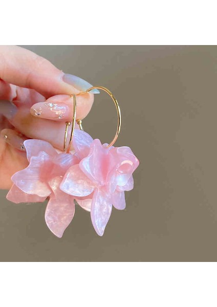 Yeni Gümüş Iğne Çiçek Kolye Küpe Tatil Tarzı Küpe Mori Taze Broş Sınıf Dekoratif Tatlı Küpe (Yurt Dışından)