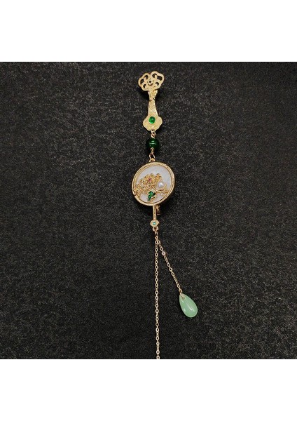 Yeni Fransız Retro Inci Geometrik Küpe Atılı Moda Mizaç Küpe Niş Işık Lüks Broş Takı (Yurt Dışından)