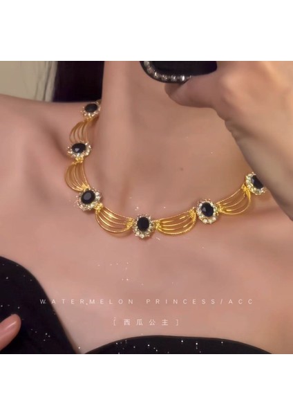 Yeni Bilezik Broş Küpe Gümüş Iğne Yağ Damlası Çiçekler Geometrik Küpe Fransız Retro Moda Mizaç Takı Broş Bilezik (Yurt Dışından)