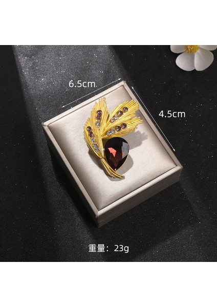 Yeni Mizaç Çanak Saç Tokası Şimdi Yeni Aksesuarlar Saç Tokası Başlık Saç Aksesuarları Kadın Broş Iğnesi Iğne Tüy Yağ Damlası Elmas Korsaj (Yurt Dışından)