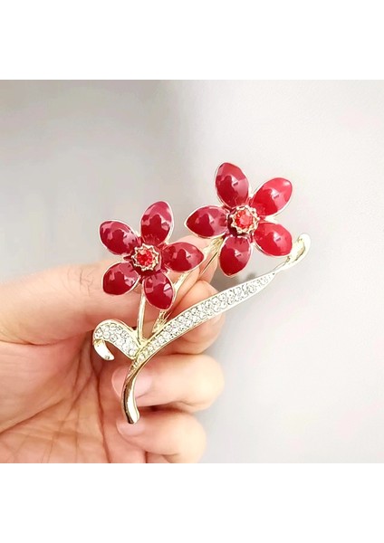 Yeni Inci Broş Kıdemli Pin Tüy Yağ Damlası Kakma Elmas Korsaj Karikatür Taklidi Broş Aksesuarları Dıy Sınıf Mücevher (Yurt Dışından)