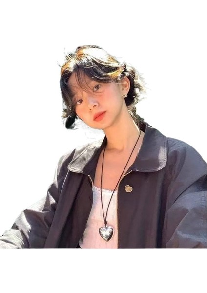 Aşk Kolye Kolye Kadın Üst Sınıf Niş Uzun Kazak Zinciri (Yurt Dışından)