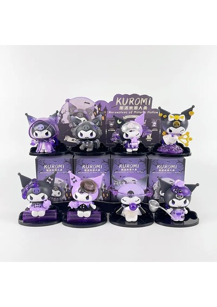 Miniso Kutu Sanrio Kuromi Kehanet Bebek Kek El Yapımı Model Figürleri Kulomi Doğum Günü Pastası Dekor Gizem Hediye Renk: Random Stil 1 Pcs (Yurt Dışından)