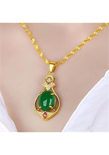 Yeni Altın Kolye Kadın Ins Hafif Lüks Niş Tasarım Yüksek Kaliteli Kolye (Yurt Dışından)