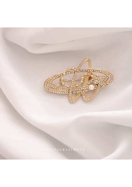 Yeni Broş Hafif Lüks Basit Mizaç Sabit Giysi Pin Takım Elbise Kolye Bilezik Şapkalar Sınıf Giyim Aksesuarları (Yurt Dışından)