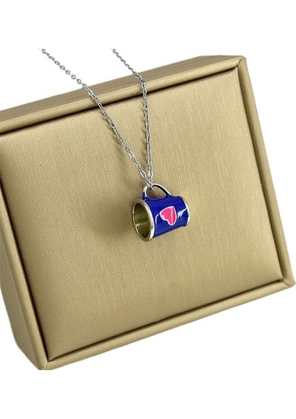 Renkli Sevimli Fincan Kolye Ucu (Yurt Dışından)